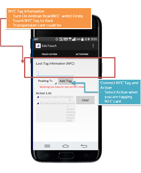 Run android online APK Tag Man: NFC tools with A-bean from MyAndroid or emulate Tag Man: NFC tools with A-bean using MyAndroid