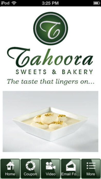 Emulate iPhone app Tahoora Sweets & Bakery using MyAndroid Emulate iPhone app Tahoora Sweets & Bakery using MyAndroid