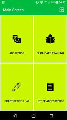 Emulate Android APK TailoredDict - Translate, Save  Study Glossary