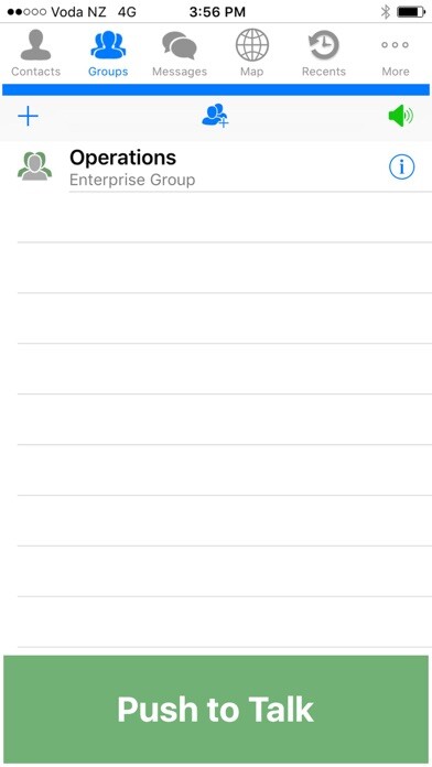 Emulate iPhone app Tait TeamPTT App using MyAndroid