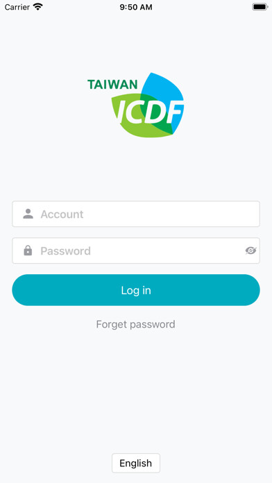 Emulate iPhone app TaiwanICDF Farm Management App using MyAndroid