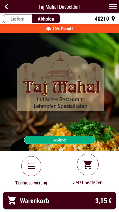 Emulate iPhone app Taj Mahal Düsseldorf using MyAndroid Emulate iPhone app Taj Mahal Düsseldorf using MyAndroid