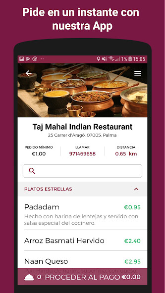 Run android online APK Taj Mahal Indian Restaurant from MyAndroid or emulate Taj Mahal Indian Restaurant using MyAndroid