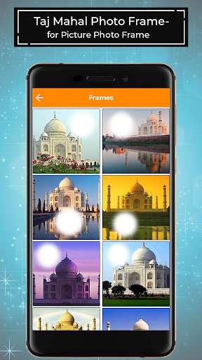 Run android online APK Tajmahal Photo Frames for Pictures - PhotoEditor from MyAndroid or emulate Tajmahal Photo Frames for Pictures - PhotoEditor using MyAndroid