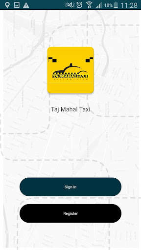 Run android online APK Tajmahal Taxi - Customer from MyAndroid or emulate Tajmahal Taxi - Customer using MyAndroid