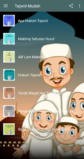 Run android online APK Tajwid Mudah from MyAndroid or emulate Tajwid Mudah using MyAndroid