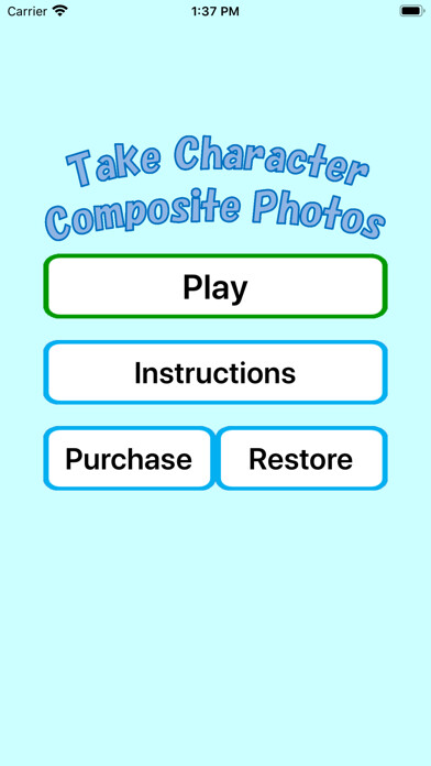 Emulate iPhone app TakeCharacterCompositePhotos using MyAndroid