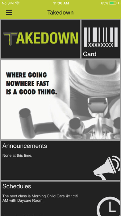 Emulate iPhone app Takedown Gym using MyAndroid