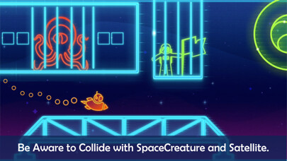 Emulate iPhone app Take Me To Mars -glow stickman using MyAndroid