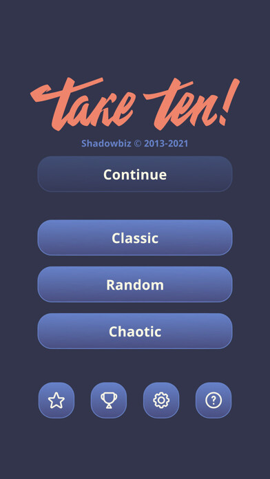 Emulate iPhone app Take Ten - Number puzzle game using MyAndroid Emulate iPhone app Take Ten - Number puzzle game using MyAndroid