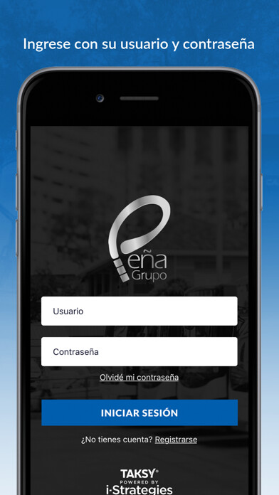 Emulate iPhone app Taksy Peña using MyAndroid