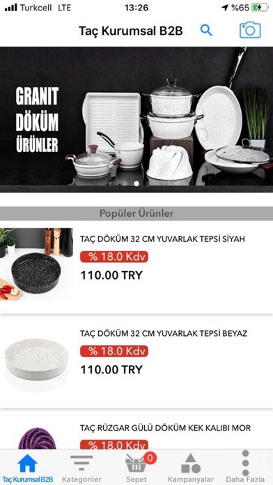 Emulate iPhone app Taç Kurumsal B2B using MyAndroid Emulate iPhone app Taç Kurumsal B2B using MyAndroid