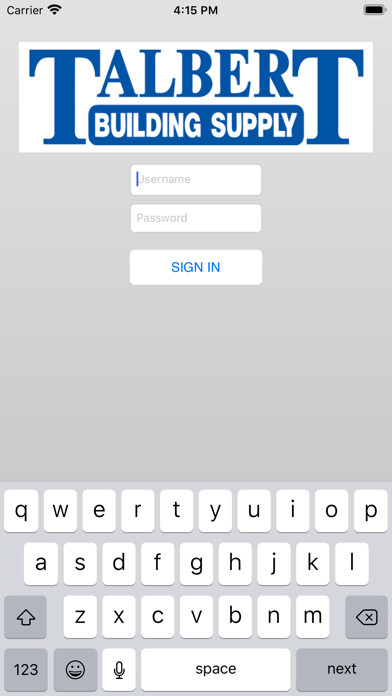 Emulate iPhone app Talbert Building Supply using MyAndroid Emulate iPhone app Talbert Building Supply using MyAndroid