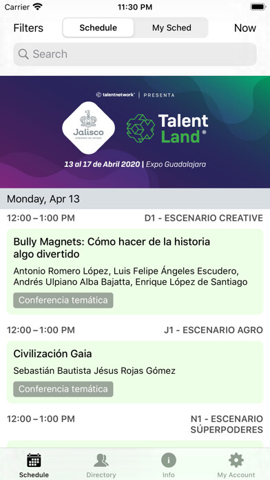 Emulate iPhone app TALENT LAND using MyAndroid