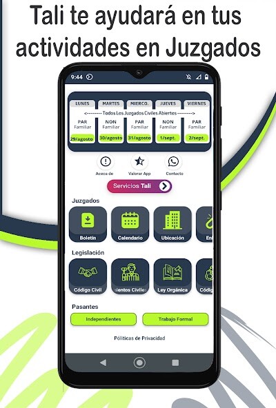 Run android online APK Tali - Abogados CDMX from MyAndroid or emulate Tali - Abogados CDMX using MyAndroid