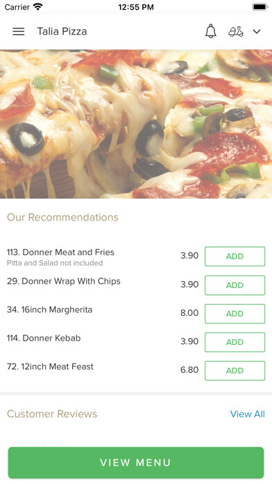 Emulate iPhone app Talia Pizza using MyAndroid Emulate iPhone app Talia Pizza using MyAndroid