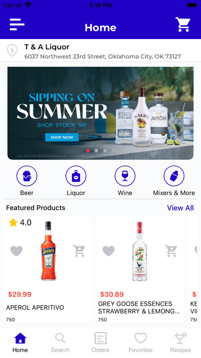 Emulate iPhone app T&A Liquor using MyAndroid Emulate iPhone app T&A Liquor using MyAndroid