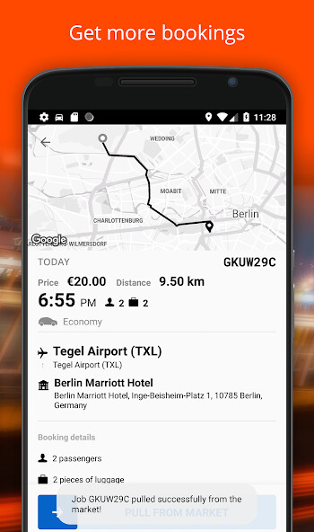 Emulate iPhone app Talixo Driver using MyAndroid