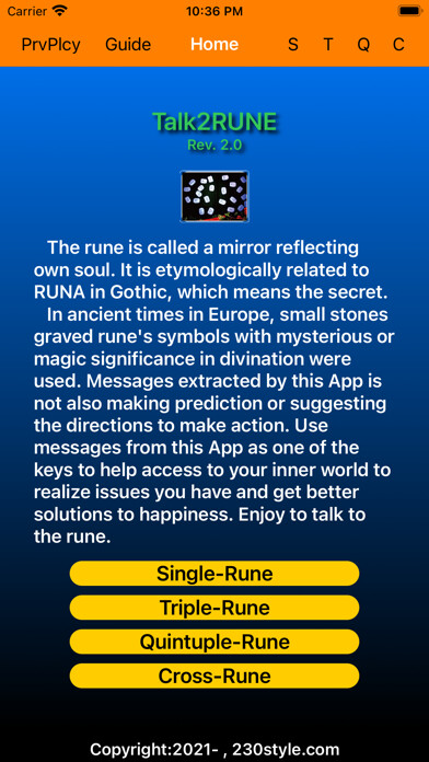 Emulate iPhone app Talk2RUNE using MyAndroid