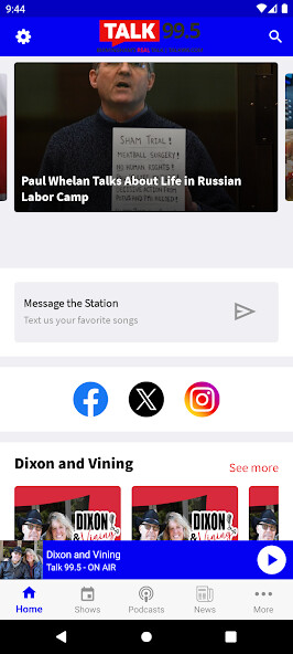 Run android online APK Talk 99.5 from MyAndroid or emulate Talk 99.5 using MyAndroid