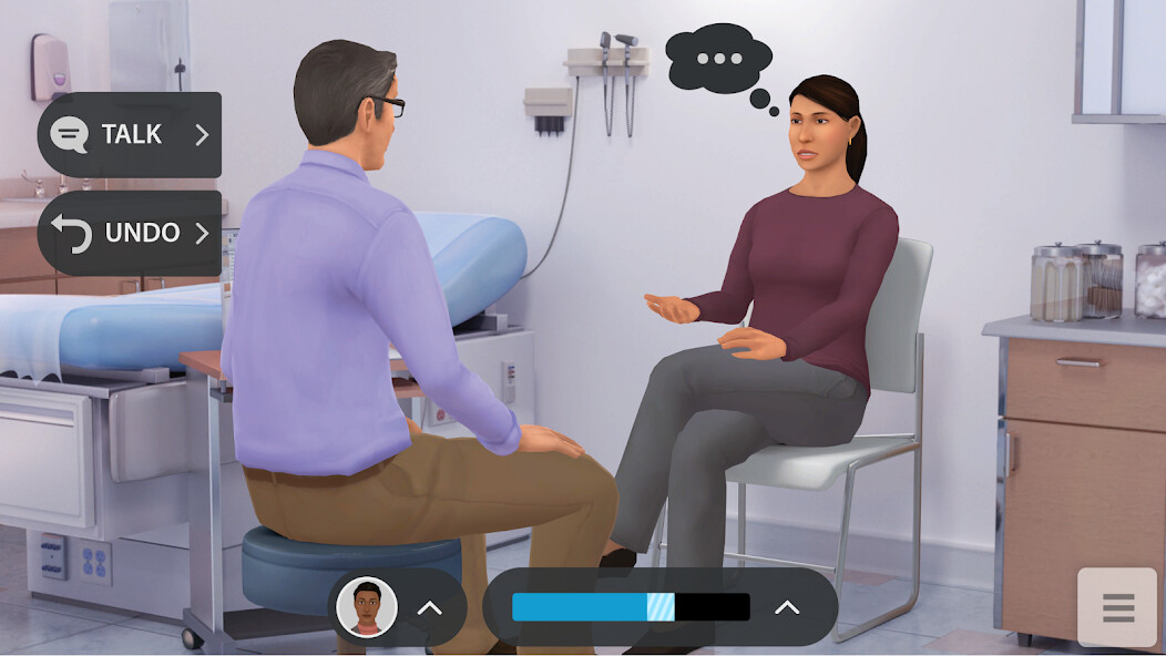 Emulate iPhone app Talk About Opioids using MyAndroid