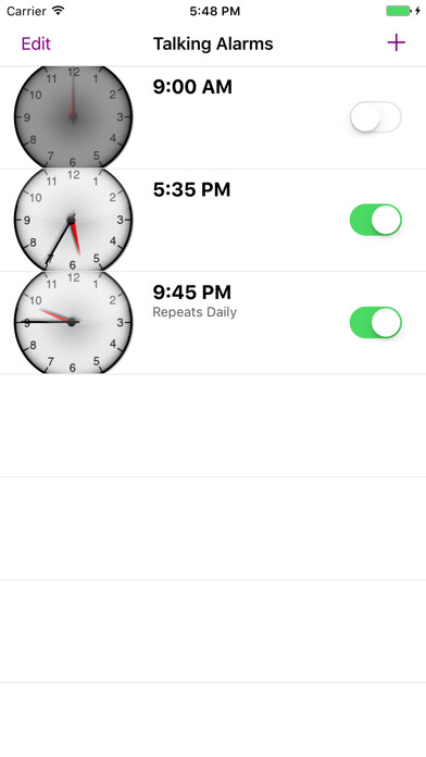 Emulate iPhone app Talking Alarm using MyAndroid