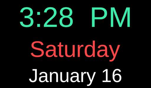 Run android online APK Talking Clock and Date from MyAndroid or emulate Talking Clock and Date using MyAndroid