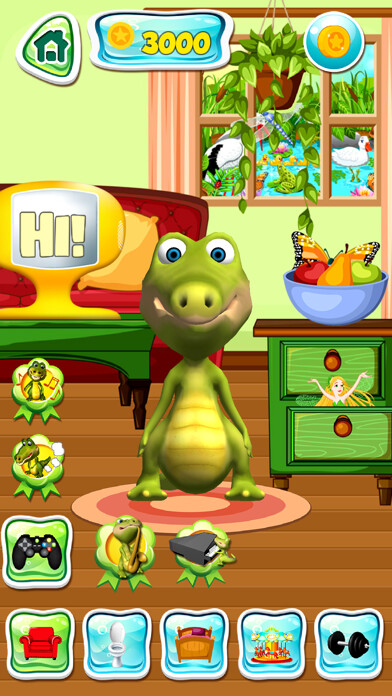 Emulate iPhone app Talking Crocodile using MyAndroid Emulate iPhone app Talking Crocodile using MyAndroid