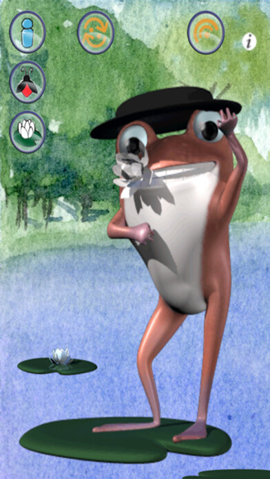 Emulate iPhone app talking frog using MyAndroid Emulate iPhone app talking frog using MyAndroid