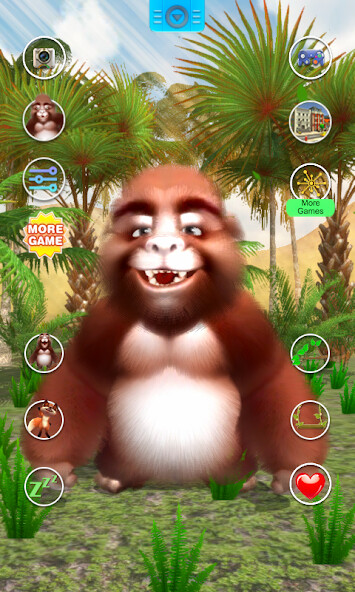 Run android online APK Talking Gorilla from MyAndroid or emulate Talking Gorilla using MyAndroid