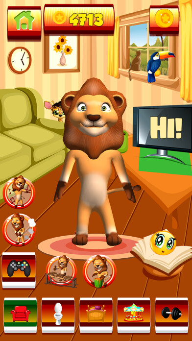 Emulate iPhone app Talking Lion using MyAndroid Emulate iPhone app Talking Lion using MyAndroid
