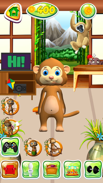 Emulate iPhone app Talking Monkey Pet using MyAndroid Emulate iPhone app Talking Monkey Pet using MyAndroid