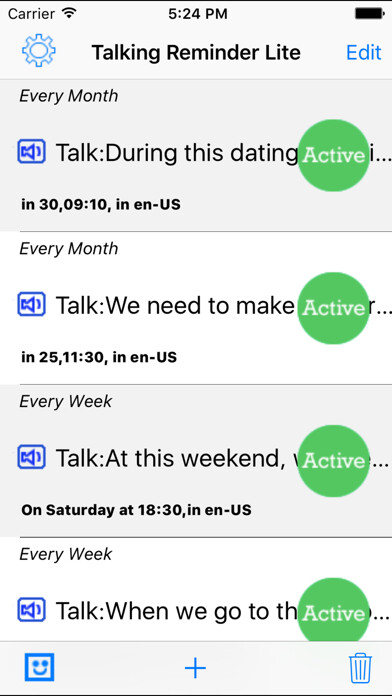 Emulate iPhone app Talking Reminder Lite using MyAndroid Emulate iPhone app Talking Reminder Lite using MyAndroid