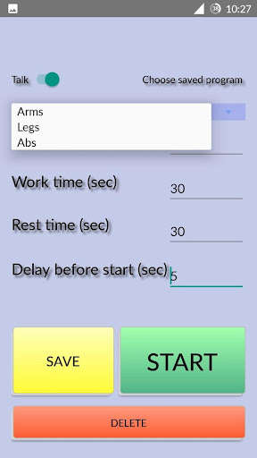 Emulate Android APK Talking Sport Timer Emulate Android APK Talking Sport Timer