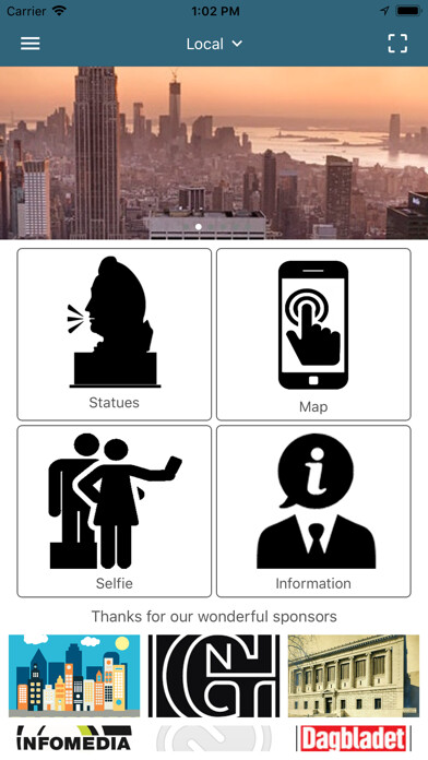 Emulate iPhone app Talking Statues using MyAndroid Emulate iPhone app Talking Statues using MyAndroid