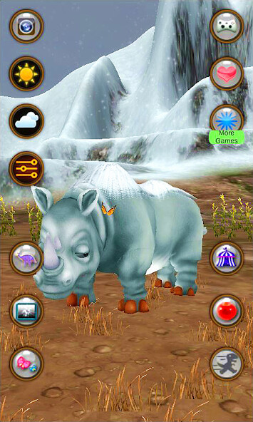 Run android online APK Talking Woolly Rhinoceros from MyAndroid or emulate Talking Woolly Rhinoceros using MyAndroid