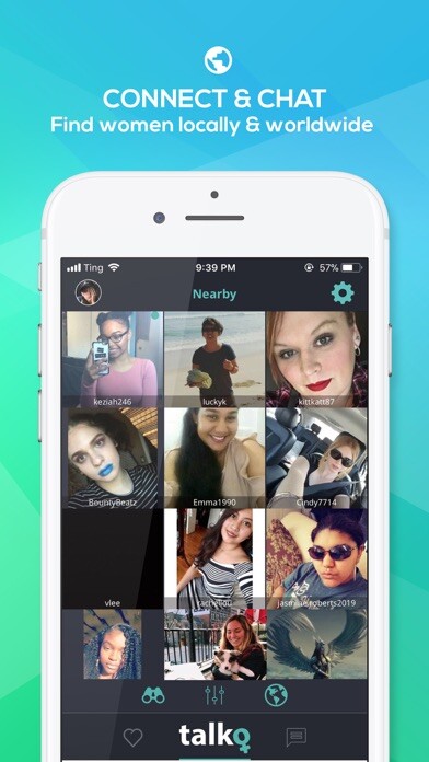 Emulate iPhone app Talko: Lesbian Dating & Chat using MyAndroid