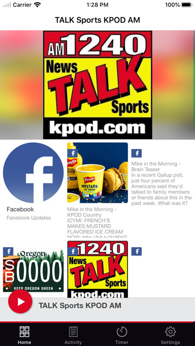 Emulate iPhone app TALK Sports KPOD AM using MyAndroid Emulate iPhone app TALK Sports KPOD AM using MyAndroid