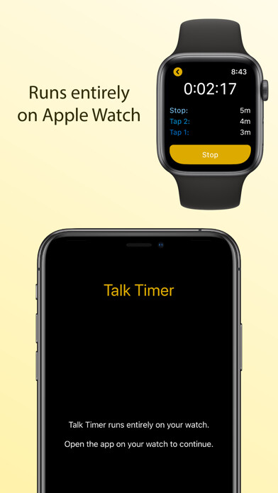 Emulate iPhone app Talk Timer using MyAndroid