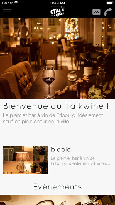 Emulate iPhone app TalkWine using MyAndroid