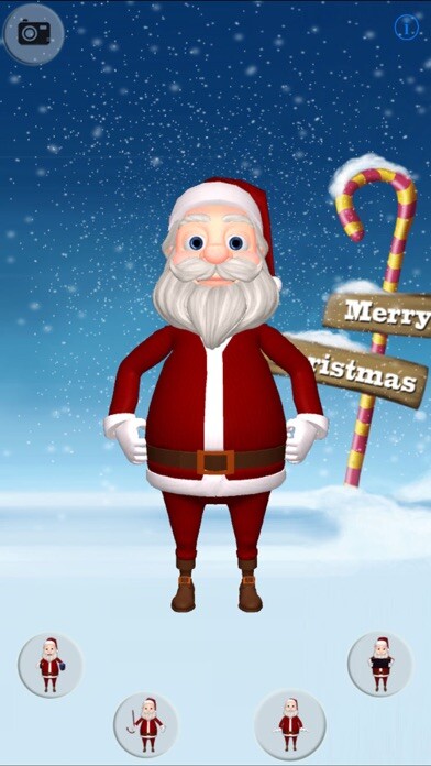 Emulate iPhone app Talk with Santa 2018: Fun Game using MyAndroid