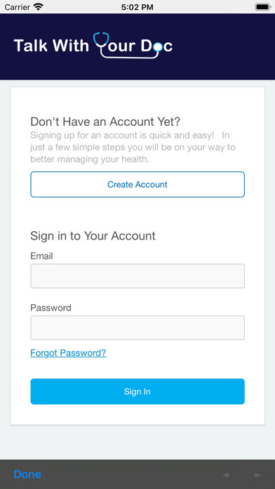 Emulate iPhone app Talk With Your Doc using MyAndroid Emulate iPhone app Talk With Your Doc using MyAndroid