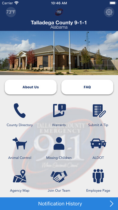 Emulate iPhone app Talladega County 911 - AL using MyAndroid Emulate iPhone app Talladega County 911 - AL using MyAndroid