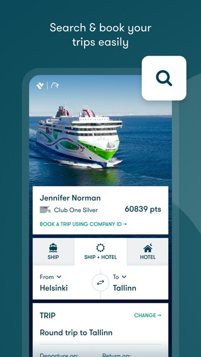 Emulate iPhone app Tallink & Silja Line using MyAndroid