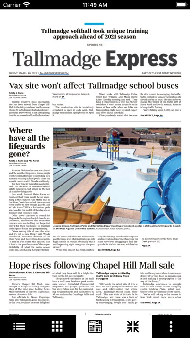Emulate iPhone app Tallmadge Express eEdition using MyAndroid Emulate iPhone app Tallmadge Express eEdition using MyAndroid