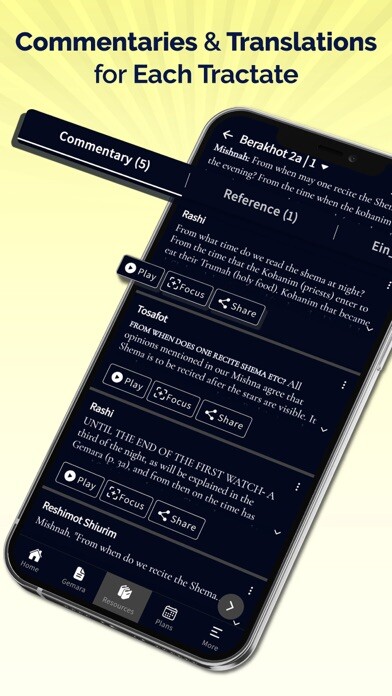 Emulate iPhone app Talmud Bavli Online using MyAndroid