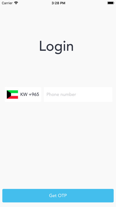 Emulate iPhone app Talyaa تاليا -Taxi Booking App using MyAndroid