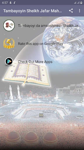 Run android online APK Tambayoyin Sheikh Jafar Mahmud from MyAndroid or emulate Tambayoyin Sheikh Jafar Mahmud using MyAndroid