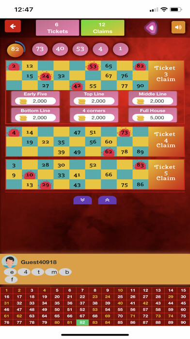 Emulate iPhone app Tambola - 90 Balls Bingo using MyAndroid