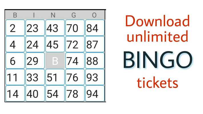 Emulate Android APK Tambola (Bingo) ticket generator